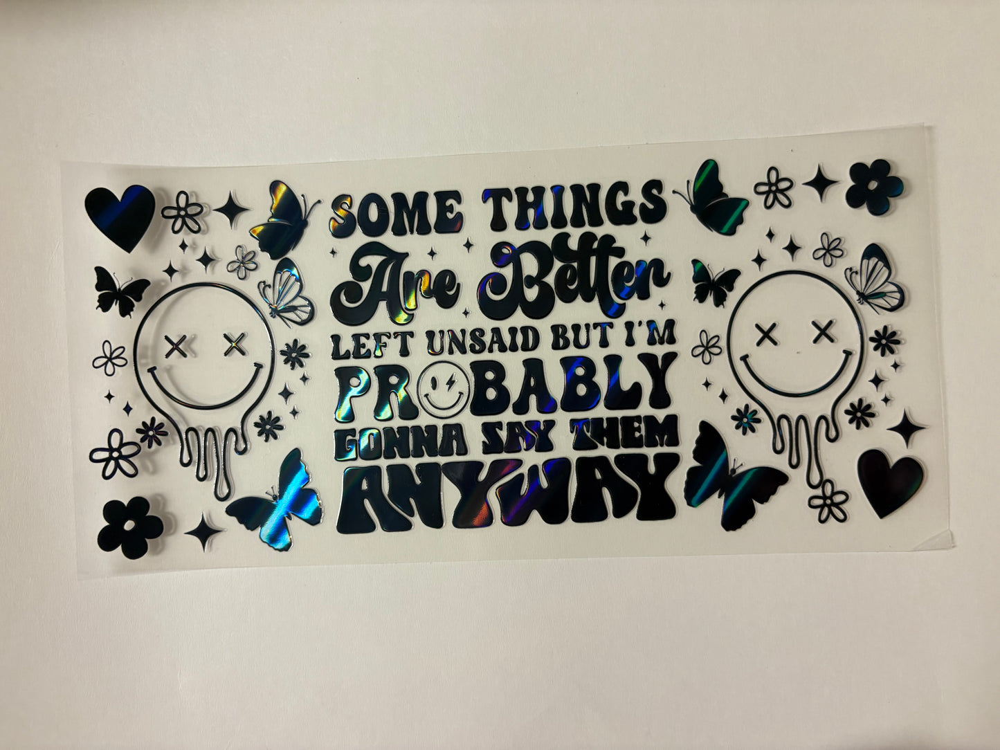 25. Some things Holographic UVDTF