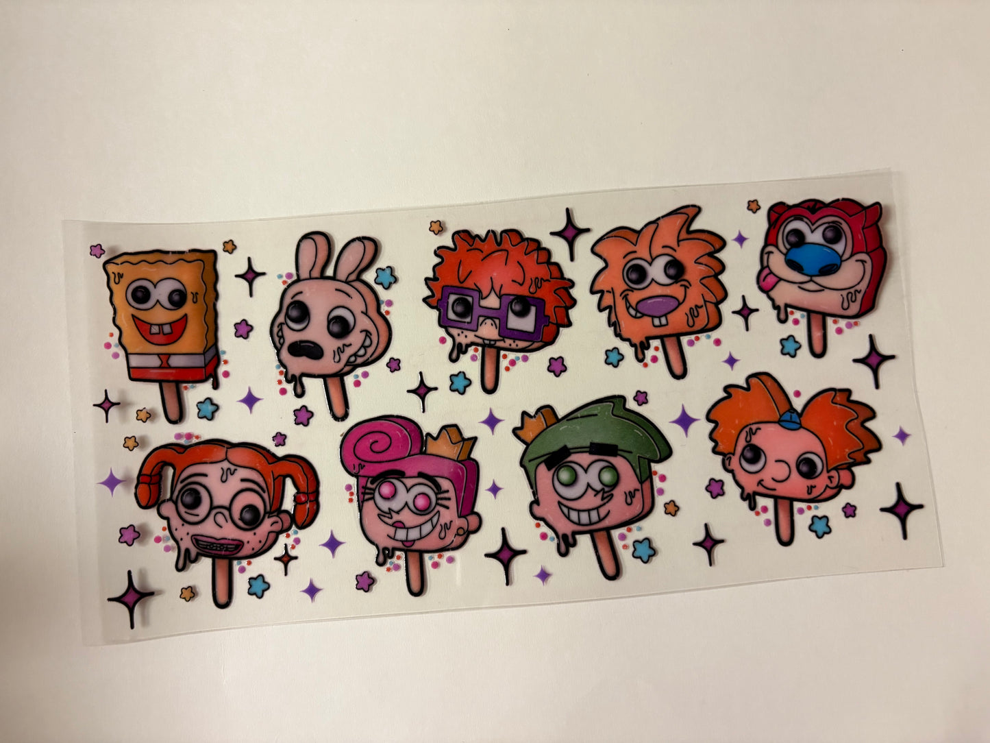 70. Nickelodeon popsicles UVDTF