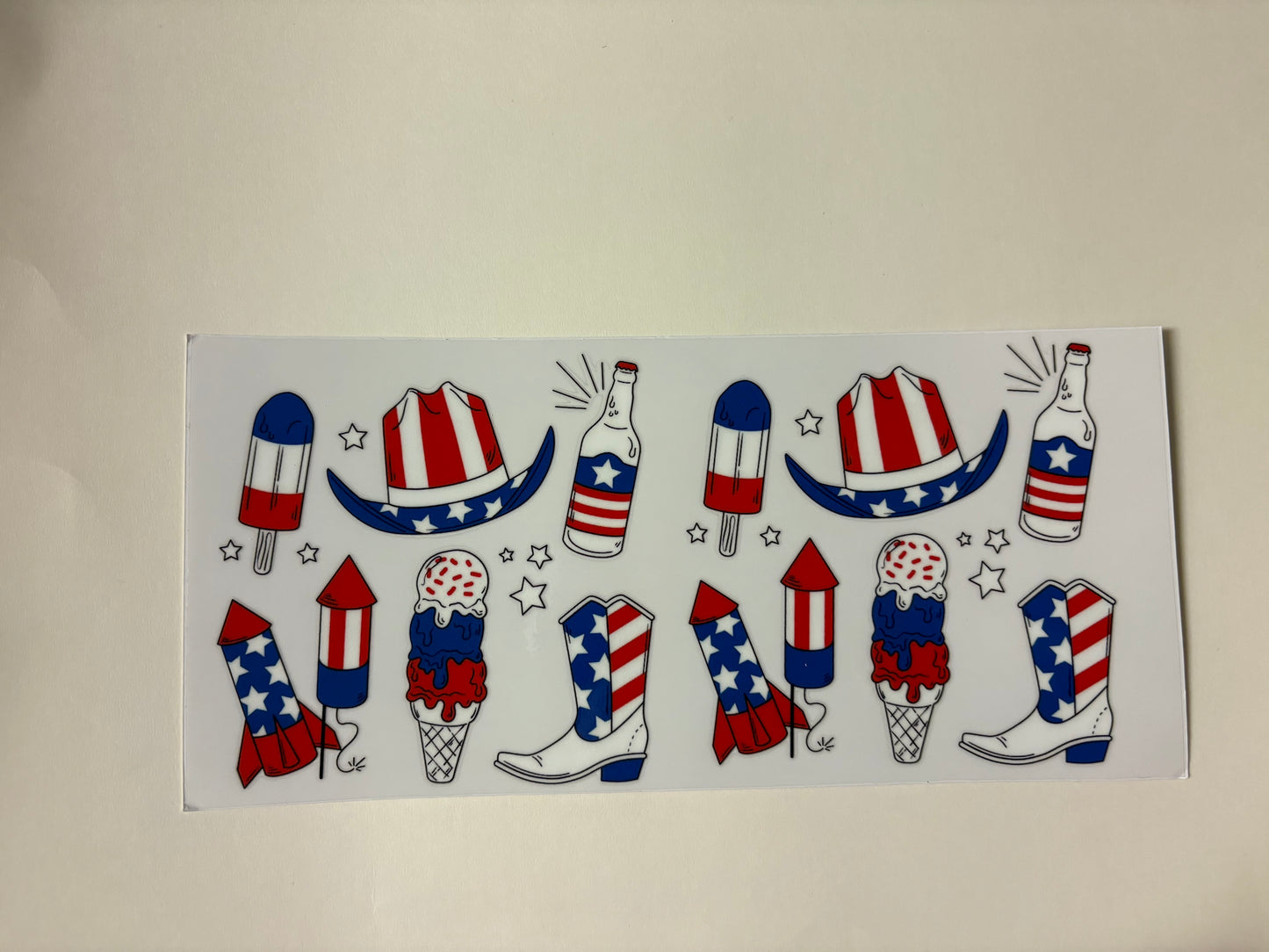 204. 4th of July UVDTF Wraps