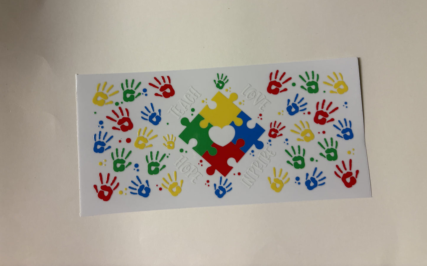 173. Autism Awareness UVDTF Wraps