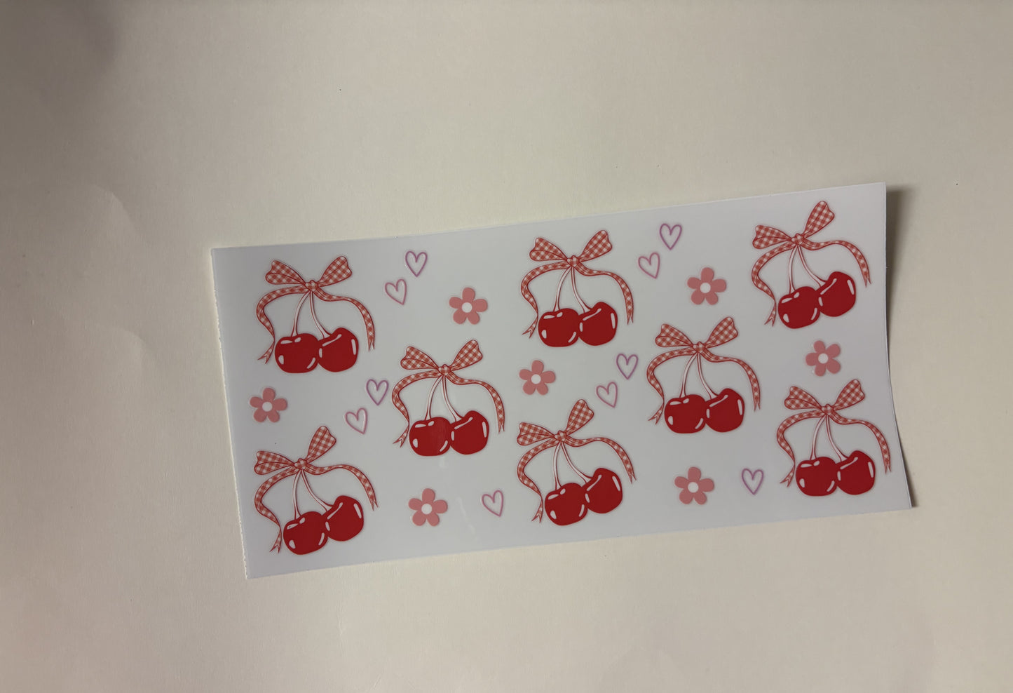 207. Pink Bows UVDTF Wraps