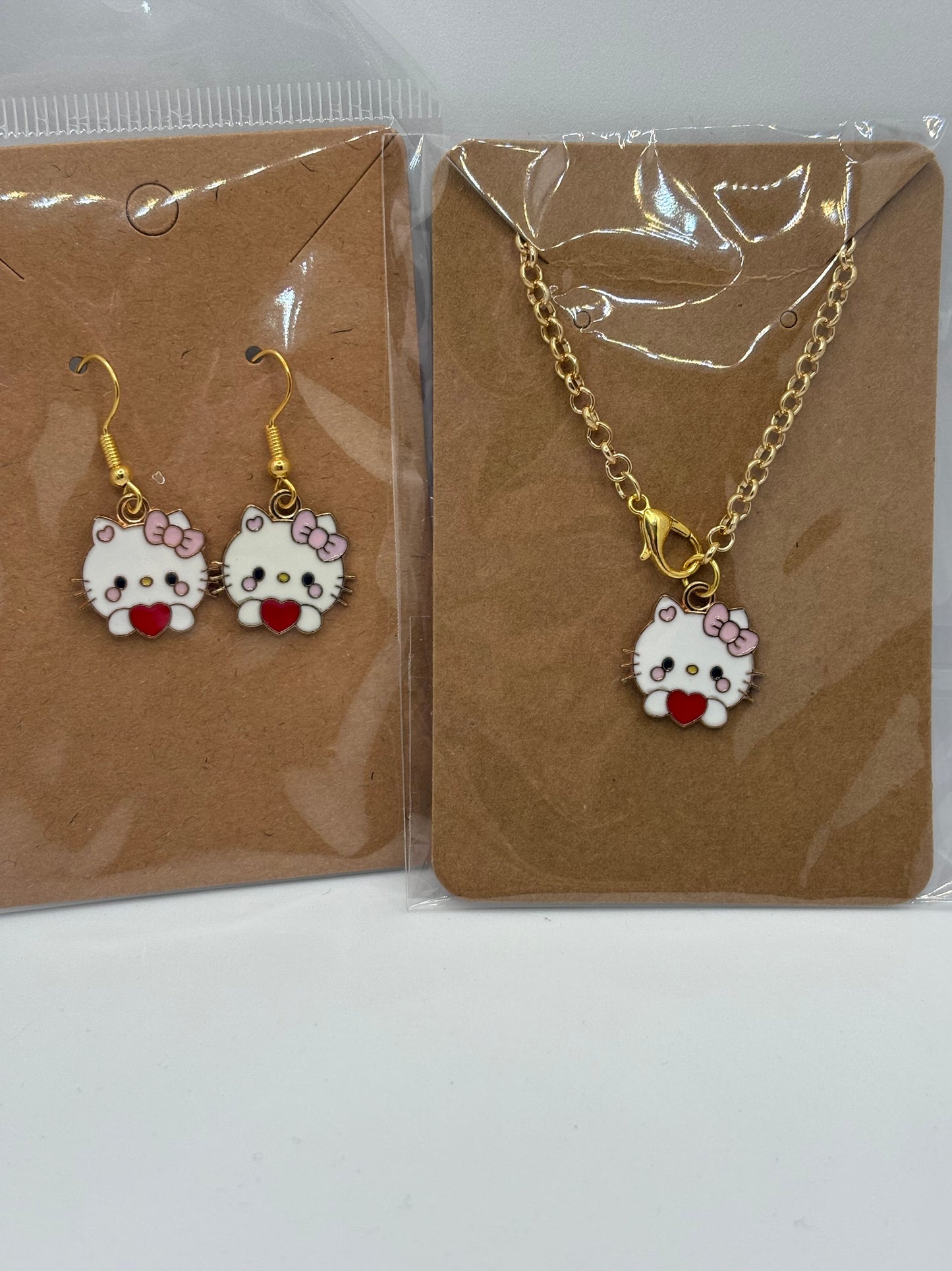 HK Cup Charm and Earrings Set.