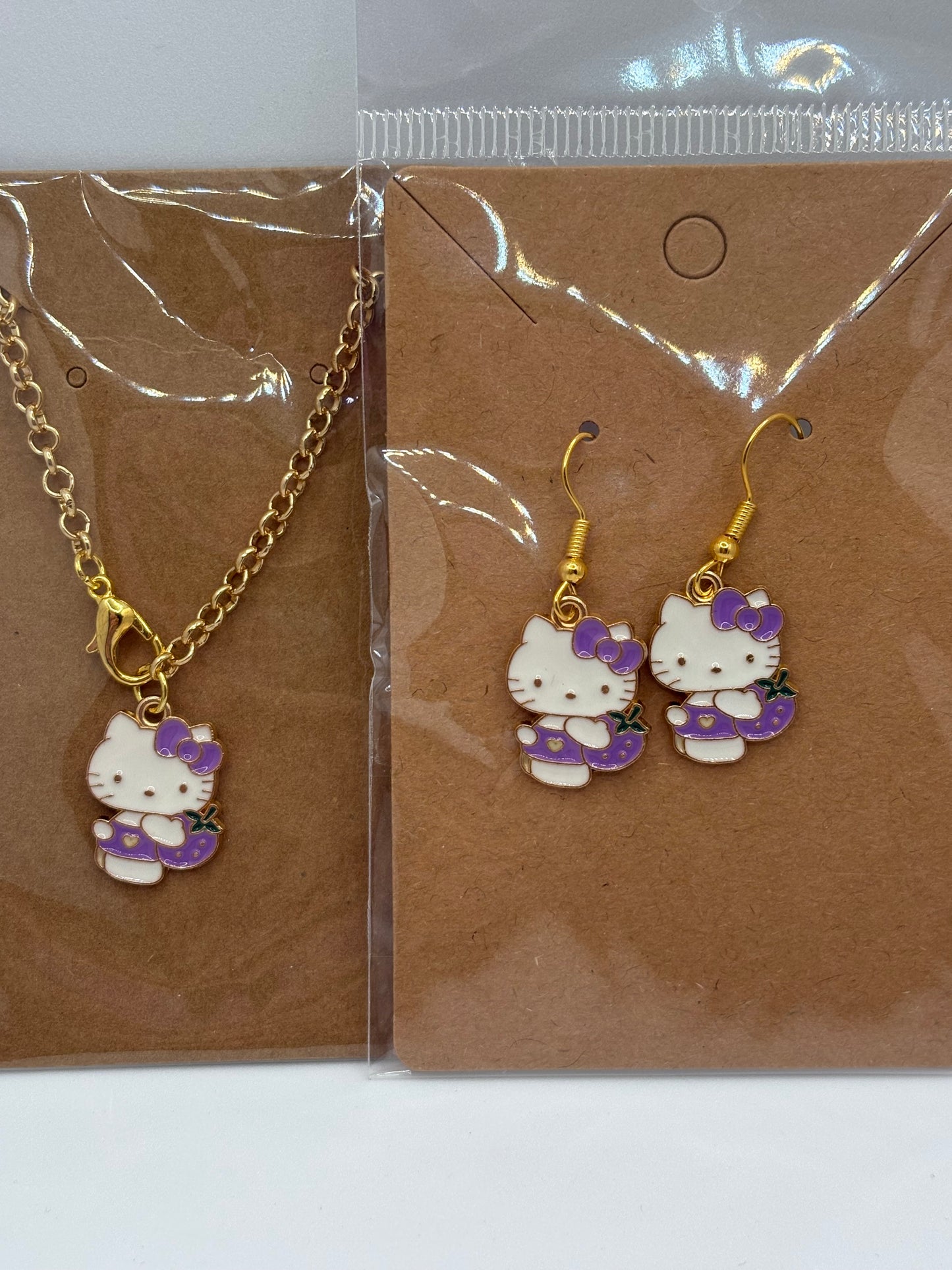 HK Cup Charm and Earrings Set.