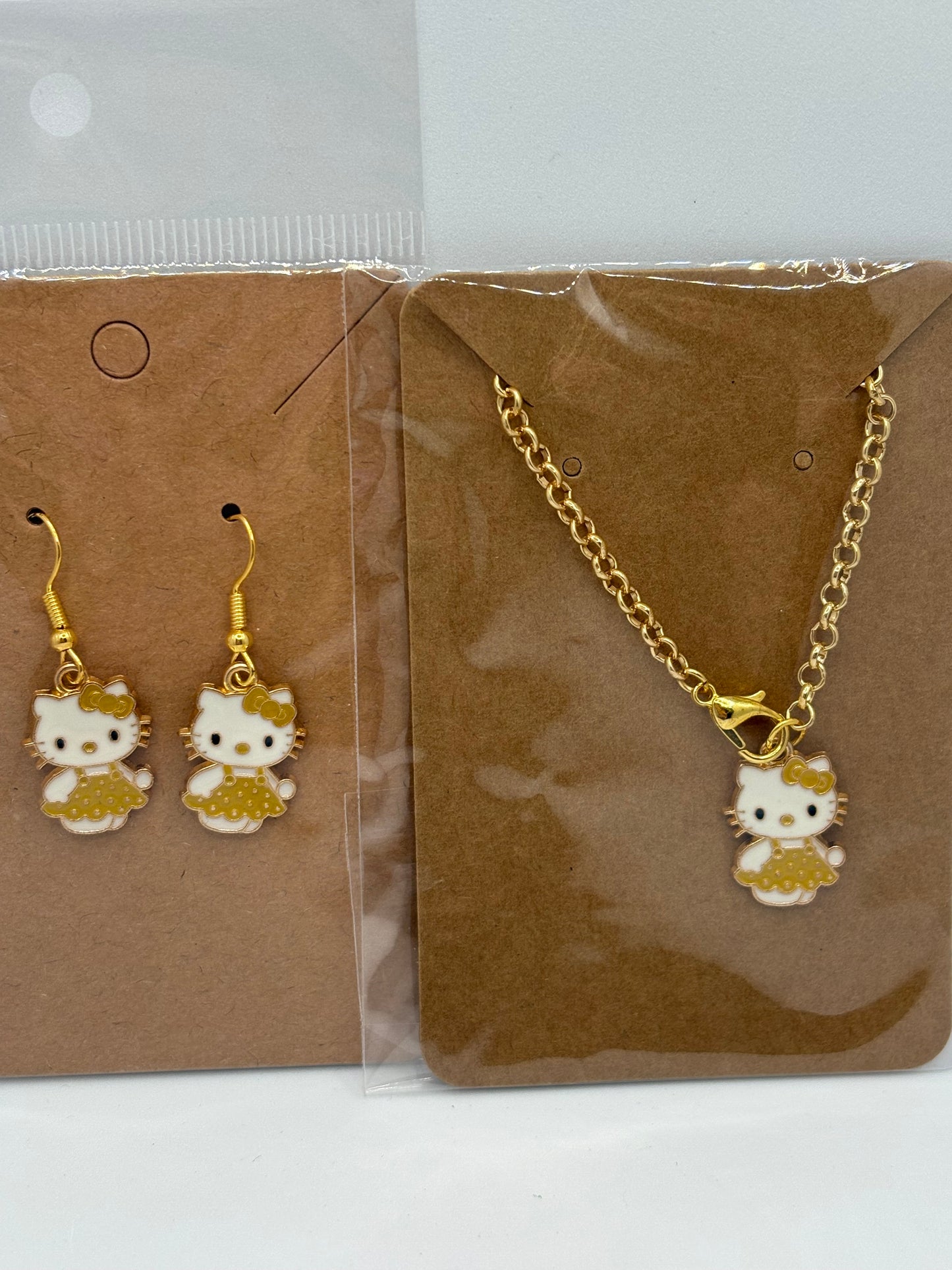 HK Cup Charm and Earrings Set.