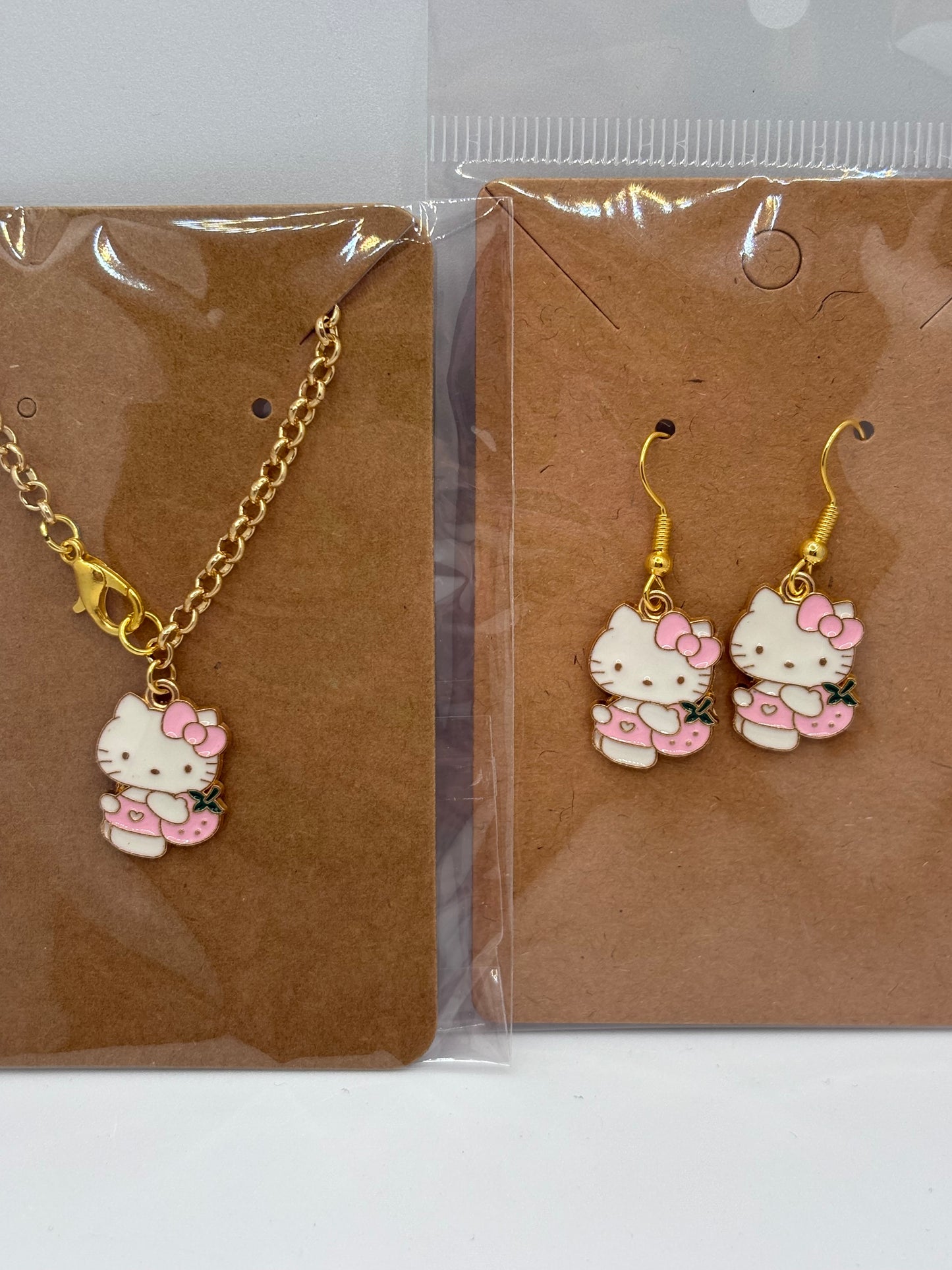 HK Cup Charm and Earrings Set.