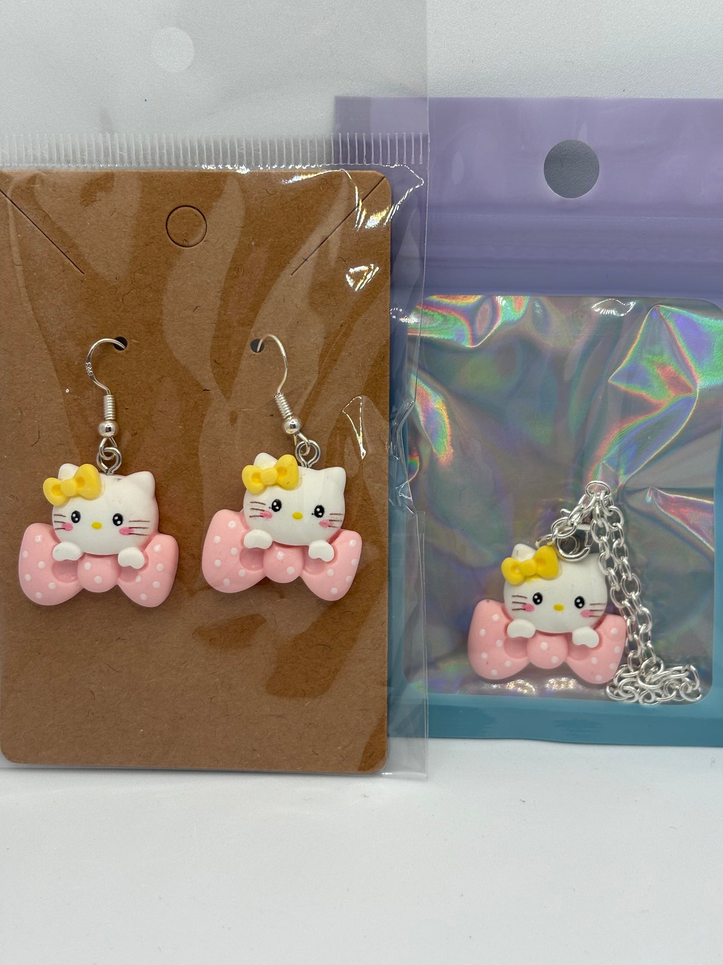 HK Cup Charm and Earrings Set.