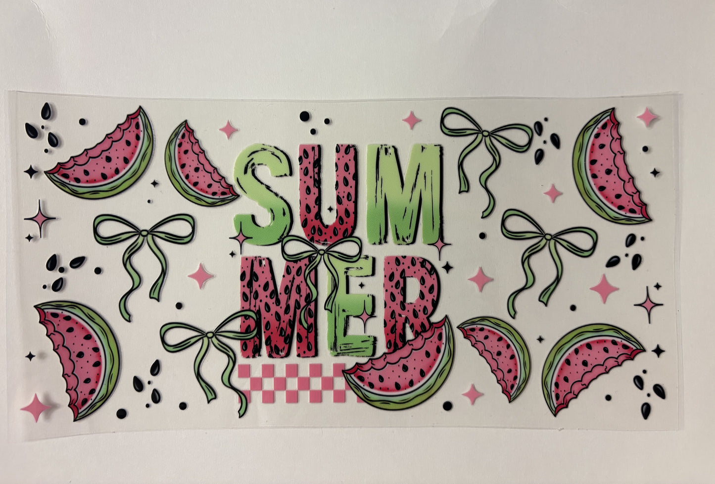 225. Summer Melon UVDTF Wrap