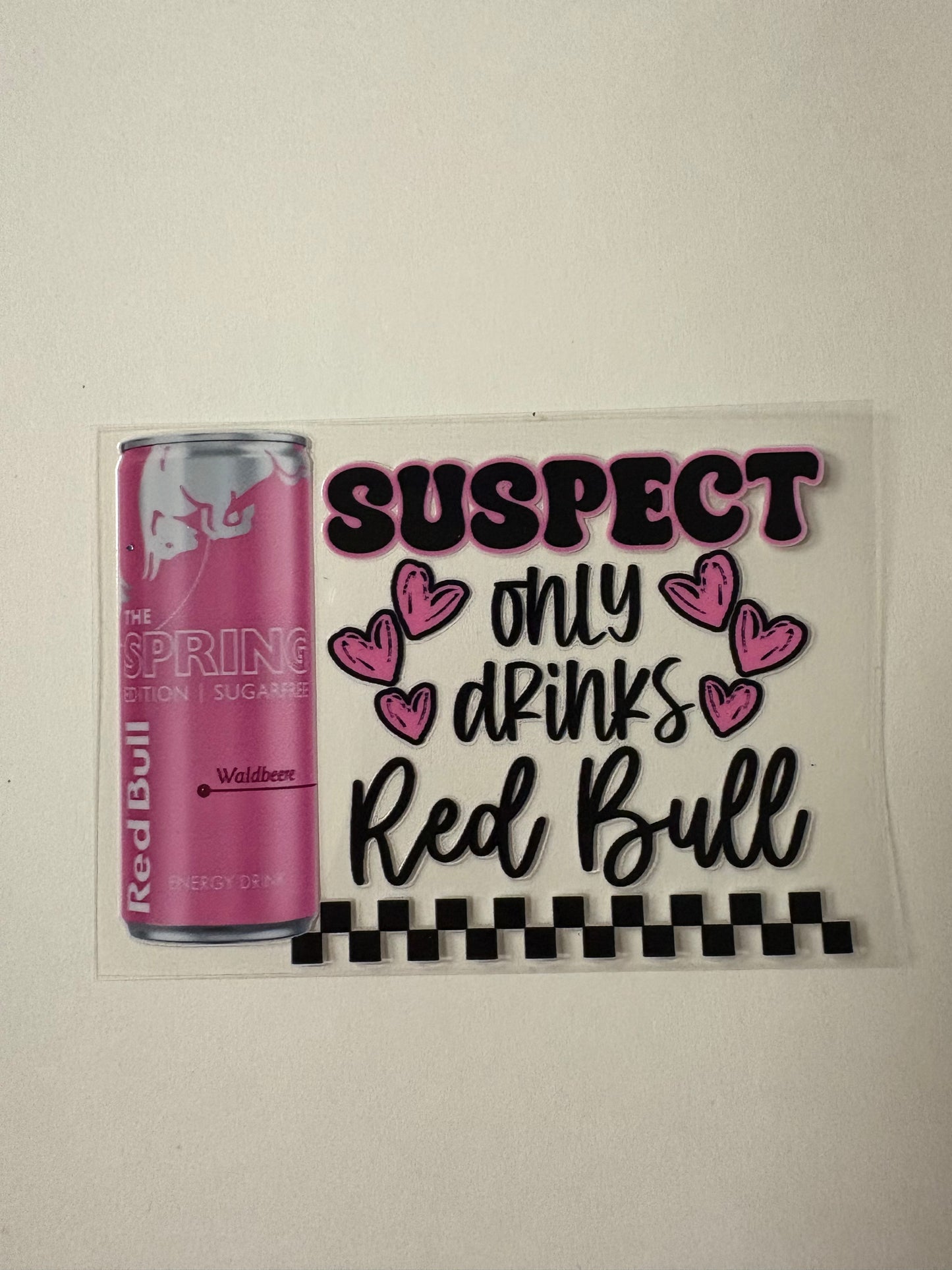288. Red Bull 2 UVDTF Decal
