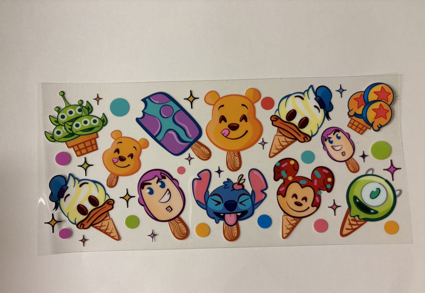 38. Dis. Character ice cream UVDTF