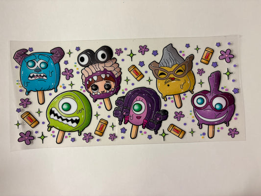 40. Monsters inc. Popsicle UVDTF