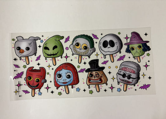 45. Nightmare Before Christmas popsicle UVDTF