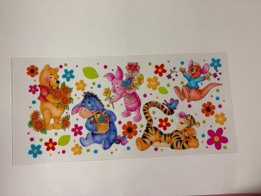 56. Pooh Bear friends UVDTF
