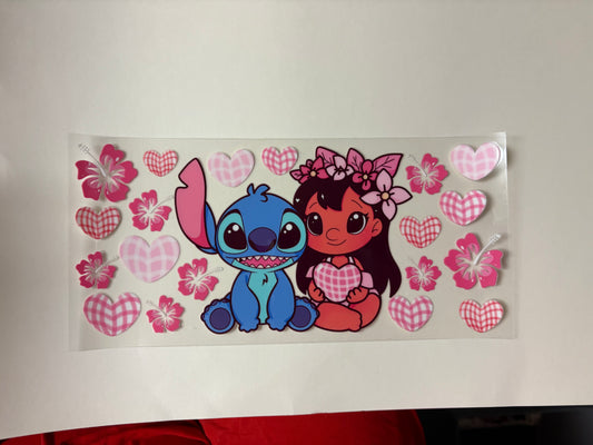 80. Lilo and Stitch flowers UVDTF