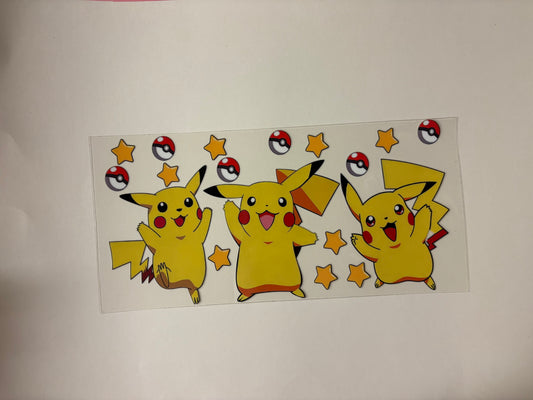100. Pikachu UVDTF