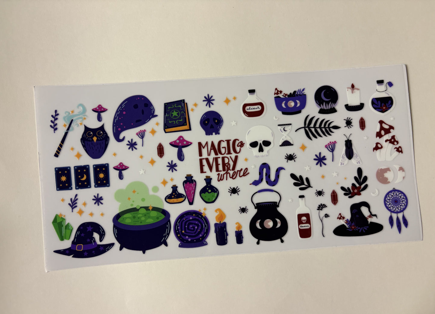 219. Halloween UVDTF Sheets