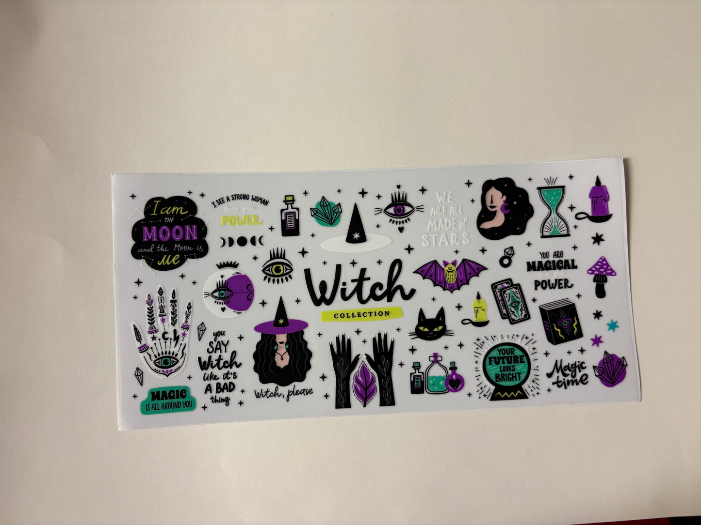219. Halloween UVDTF Sheets