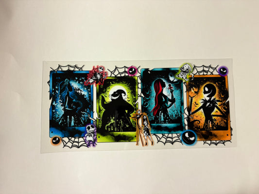 118. Nightmare Before Christmas Cards UVDTF