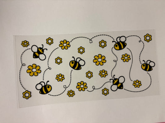 177. Buzzing Bees UVDTF Wrap