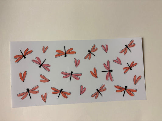 158. Dragonflies UVDTF Wrap
