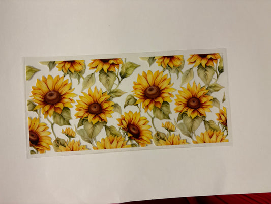 162. Sunflowers UVDTF Wrap