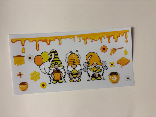 166. Gnomes Honey Drip UVDTF Wrap