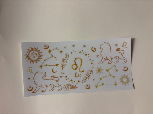 172. All 12 Zodiac Signs UVDTF Wraps