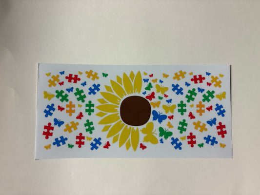173. Autism Awareness UVDTF Wraps