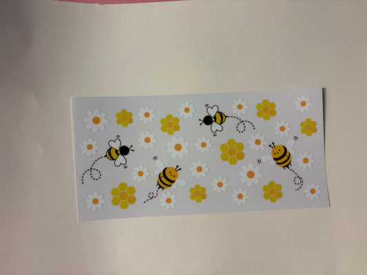 192. Daisy Bees UVDTF Wrap