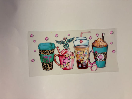 209. Nurse Fuel UVDTF Wrap