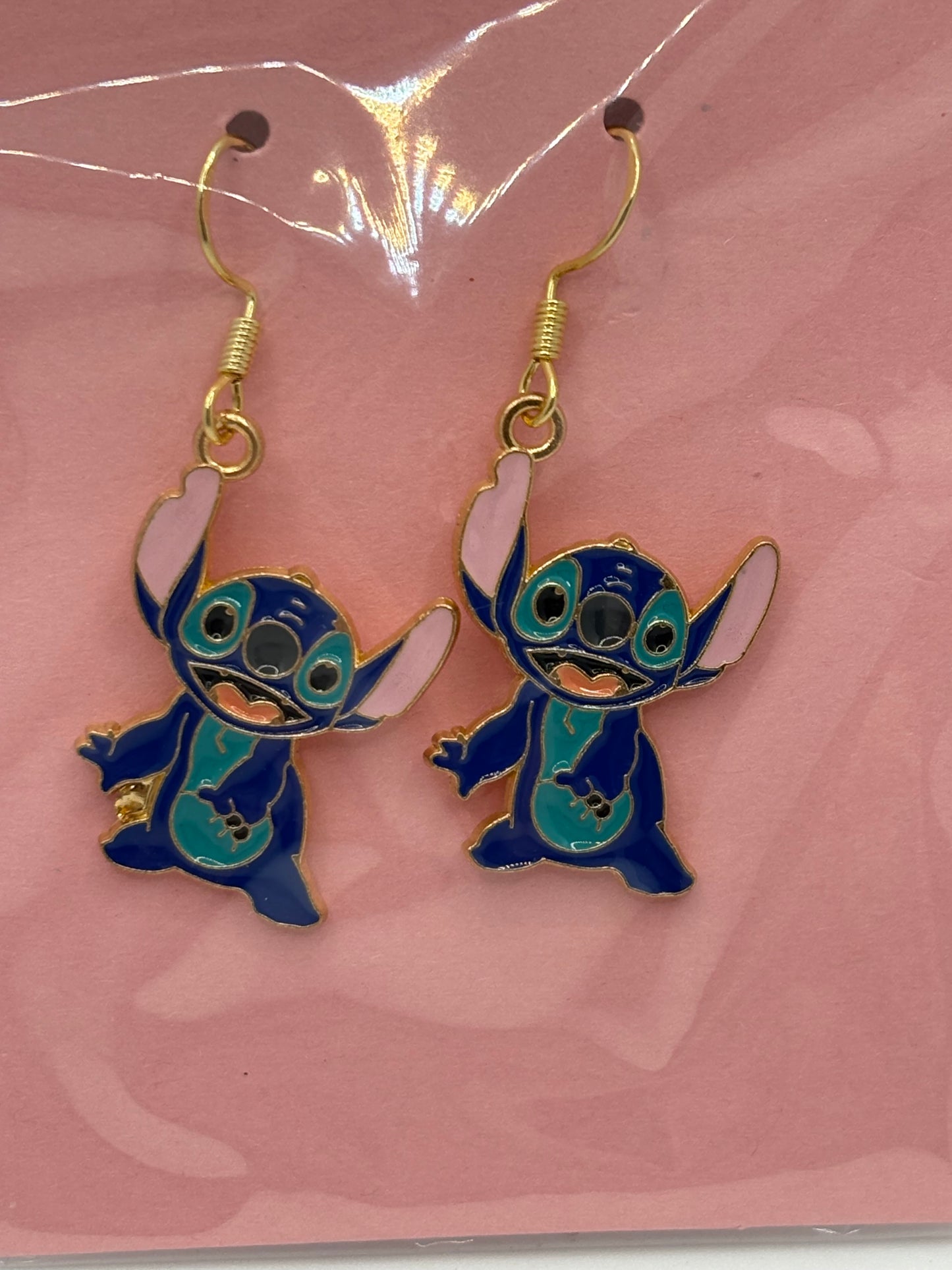 Blue Alien Earrings