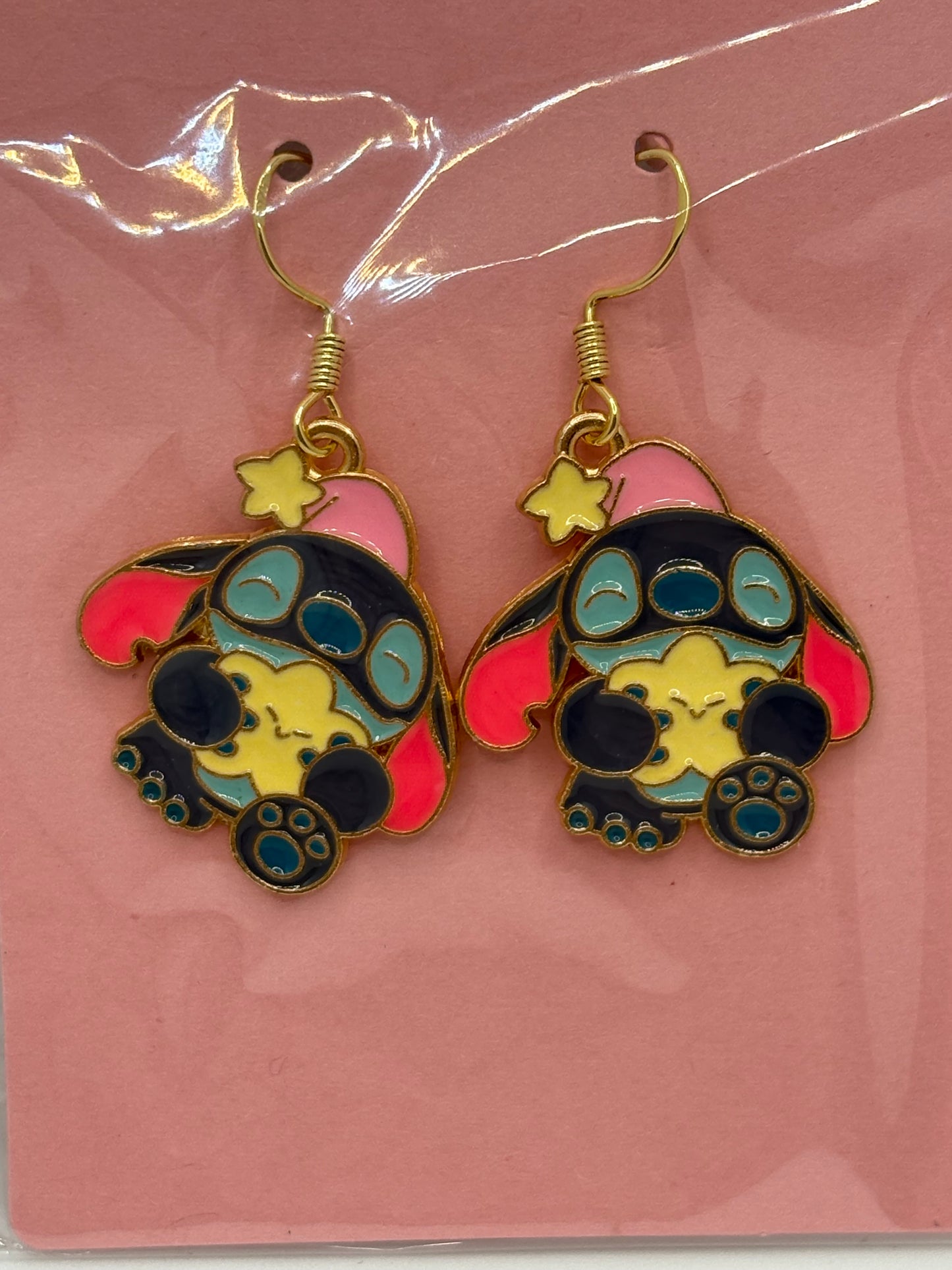 Blue Alien Earrings
