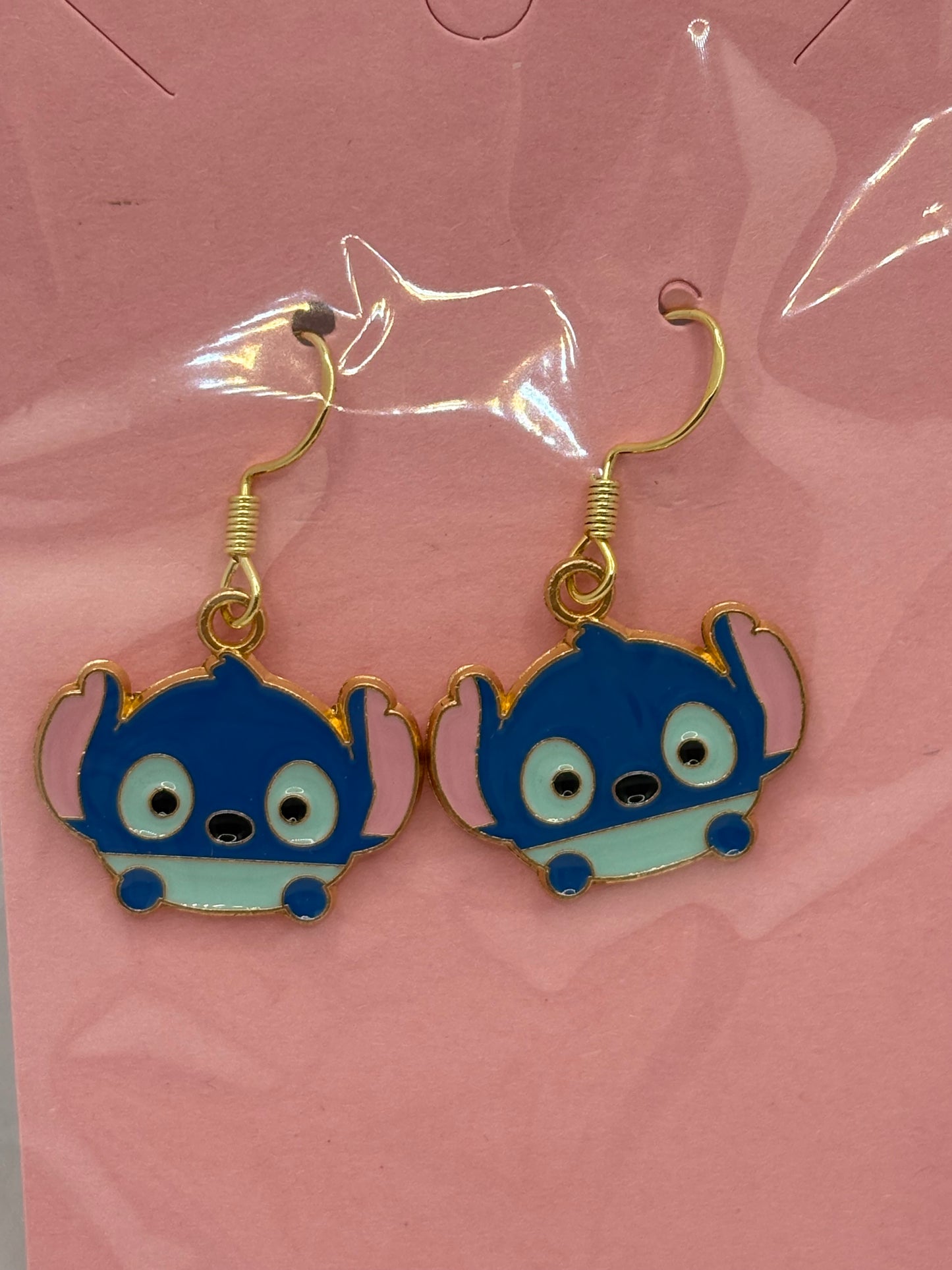 Blue Alien Earrings