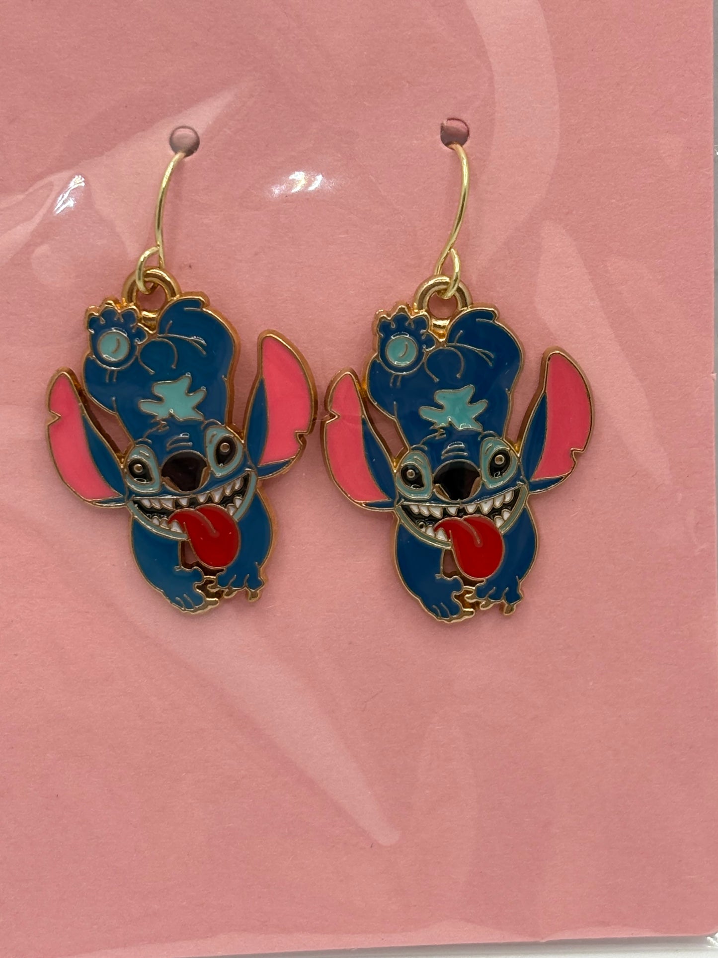 Blue Alien Earrings