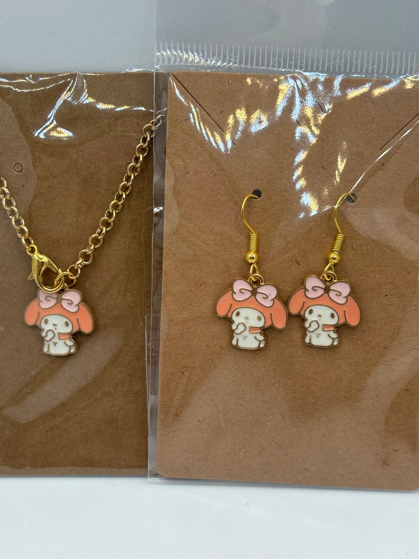 HK Cup Charm and Earrings Set.
