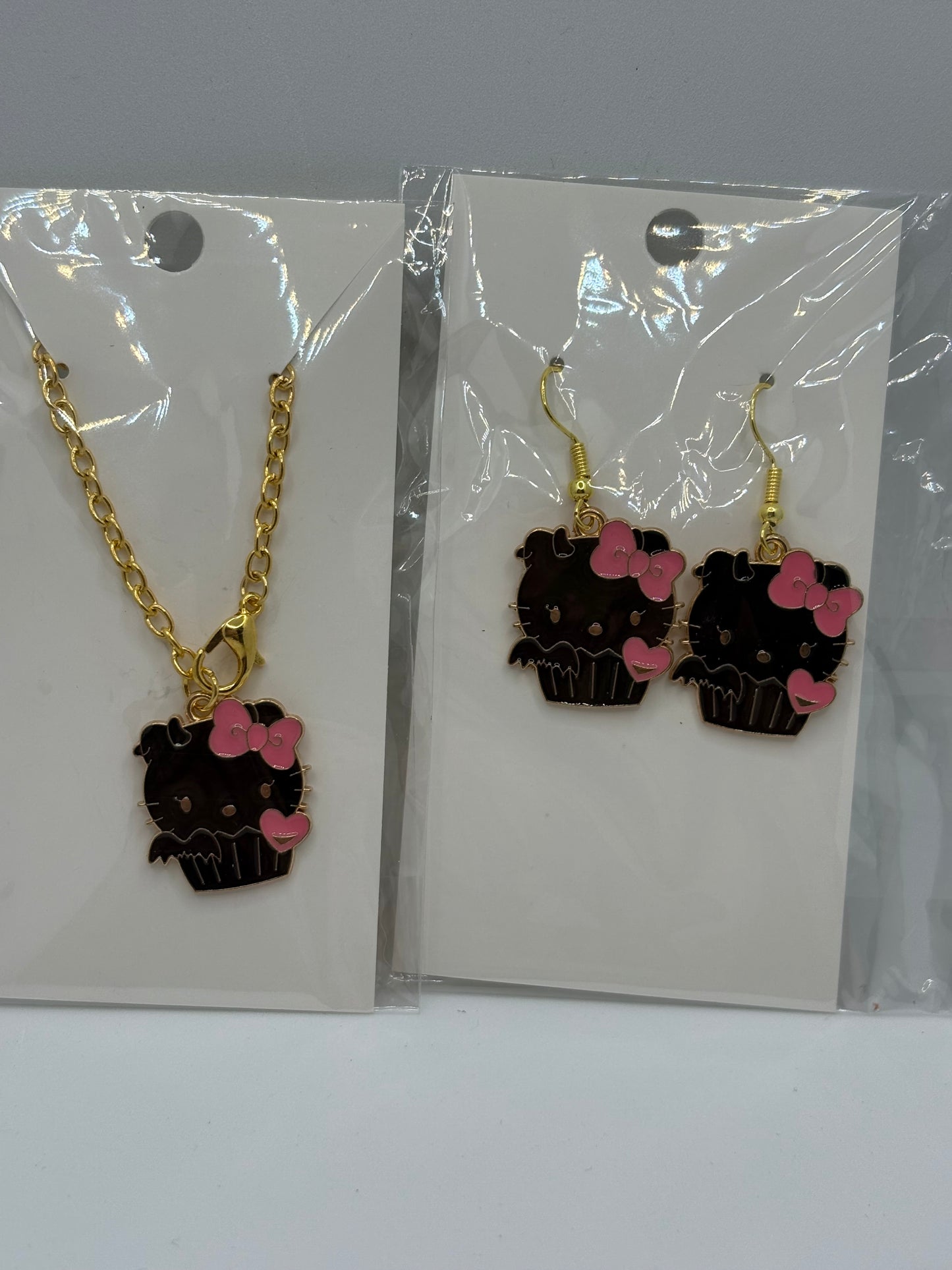 HK Cup Charm and Earrings Set.