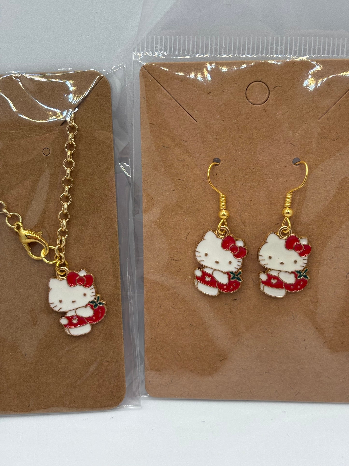 HK Cup Charm and Earrings Set.