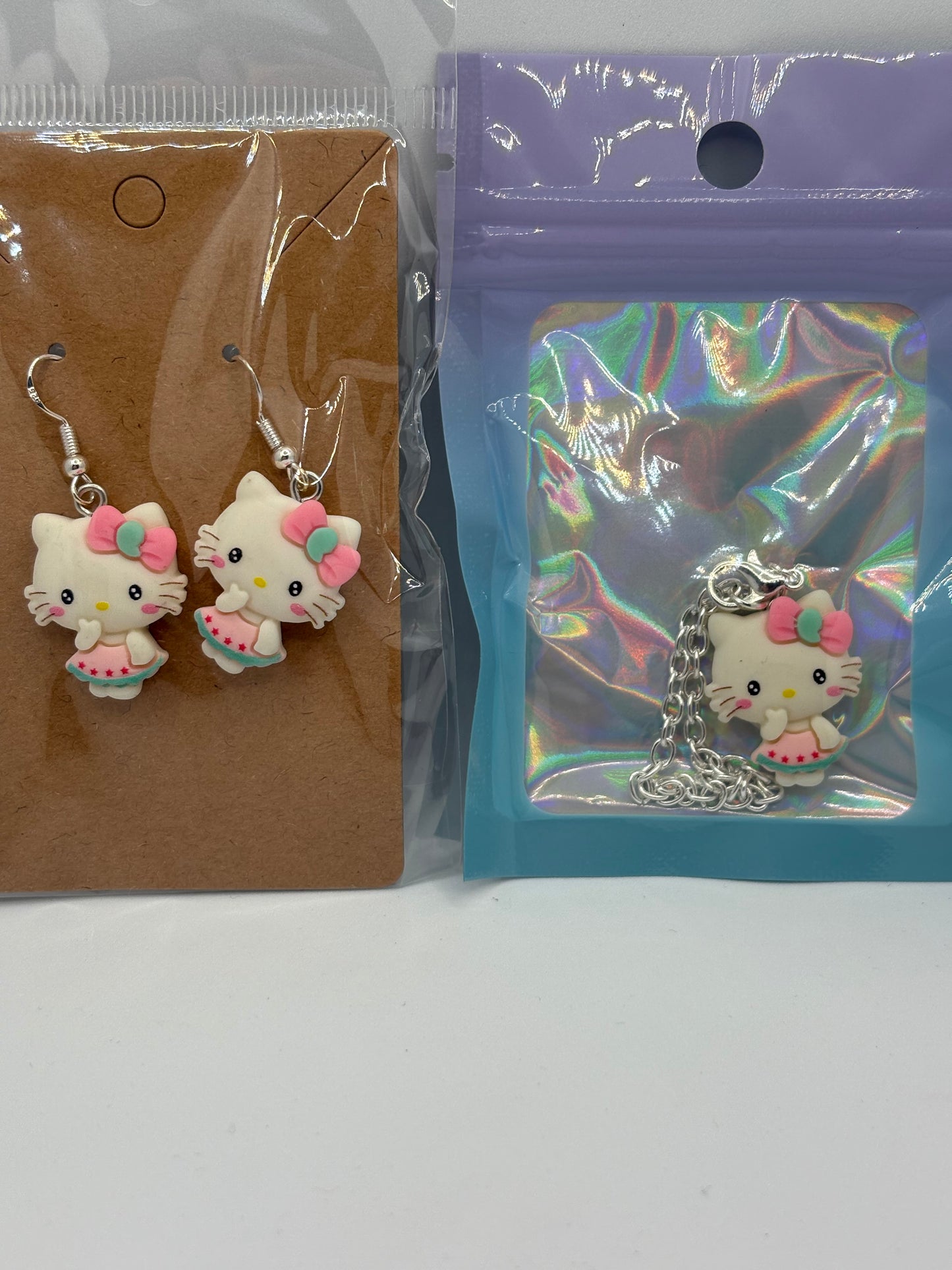 HK Cup Charm and Earrings Set.