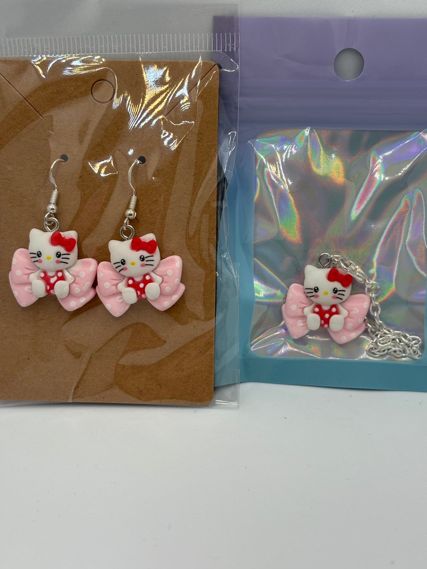 HK Cup Charm and Earrings Set.