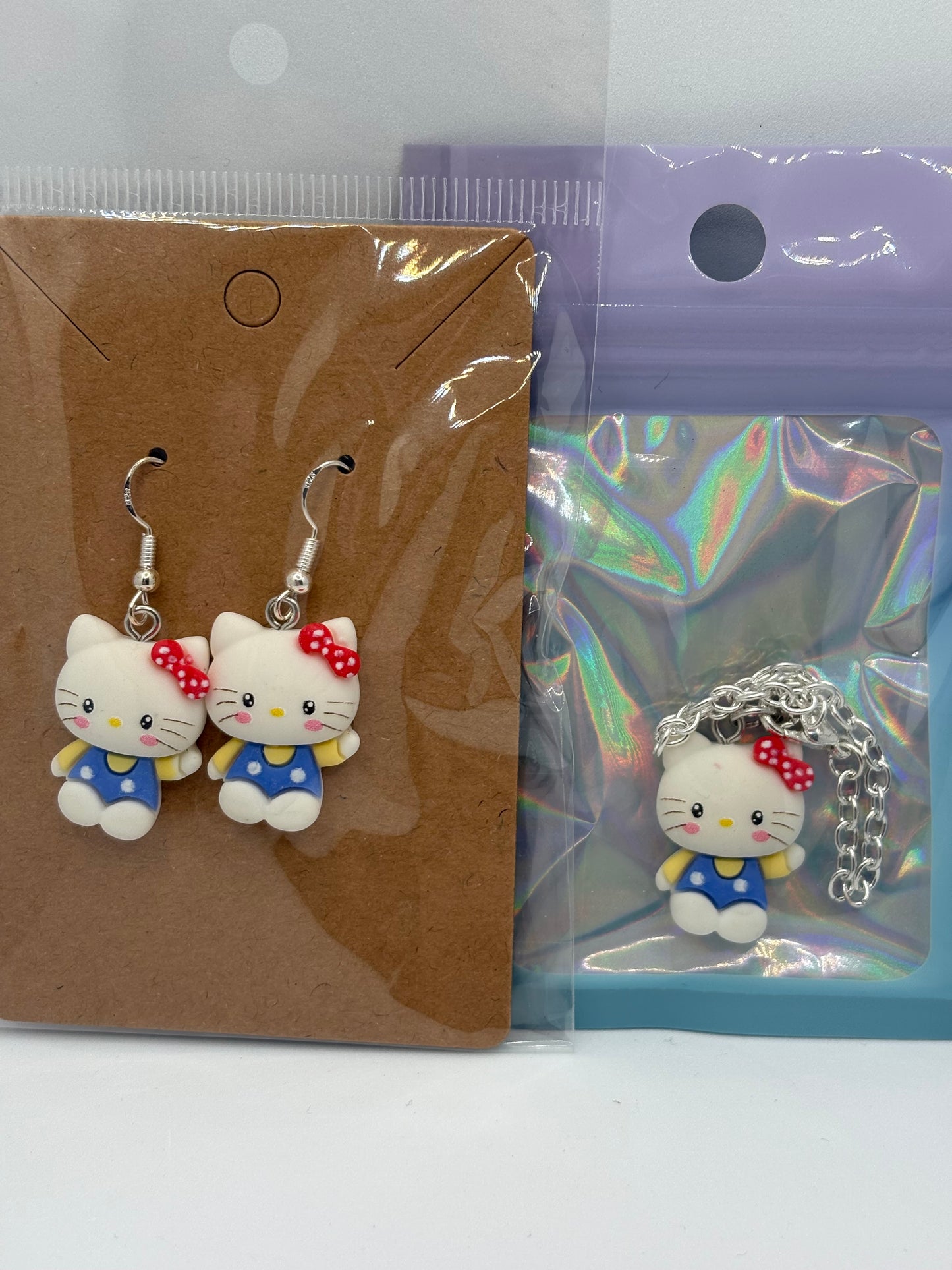 HK Cup Charm and Earrings Set.