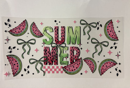 225. Summer Melon UVDTF Wrap