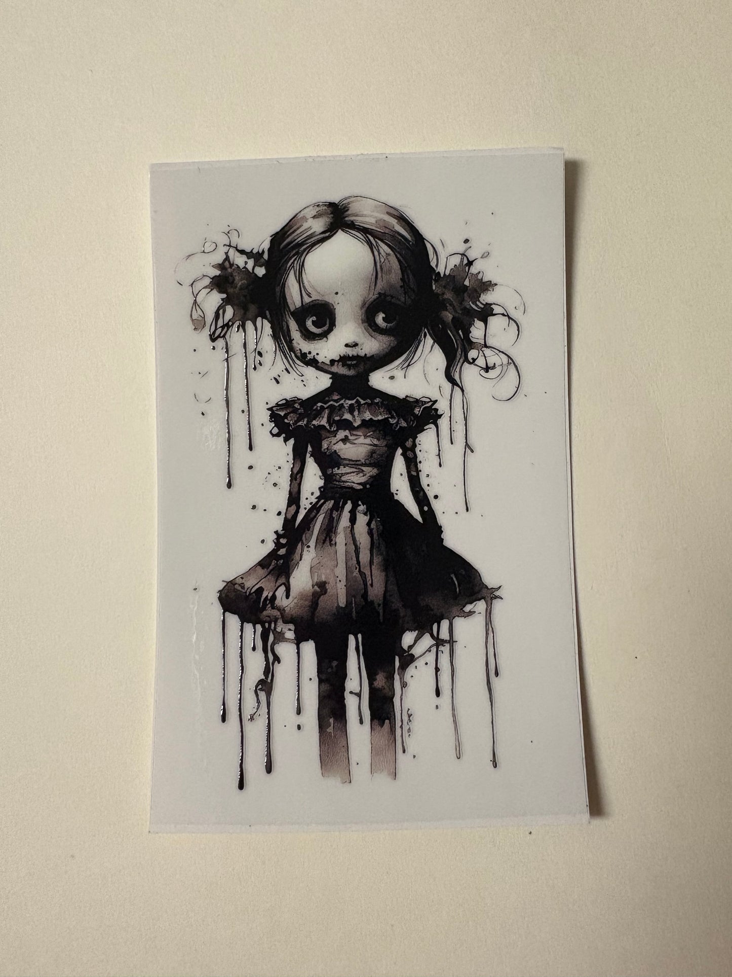 251. Creepy Doll UVDTF Decal