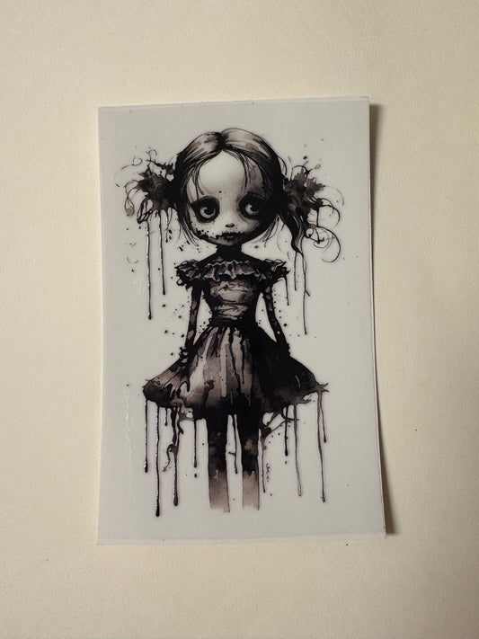 251. Creepy Doll UVDTF Decal