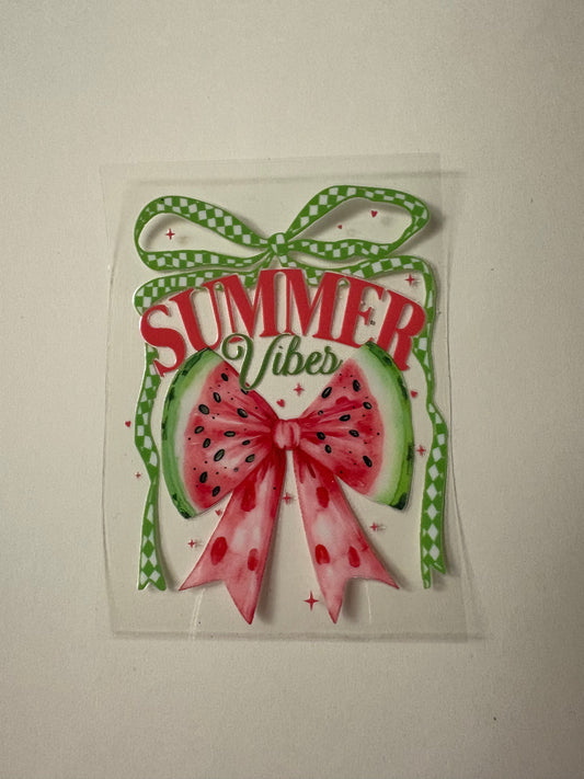 261. Summer Vibes UVDTF Decal