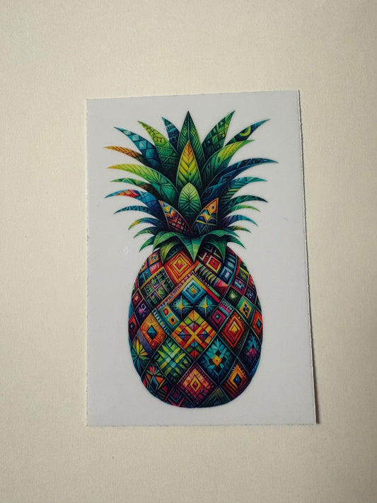264. Pattern pineapple UVDTF Decal