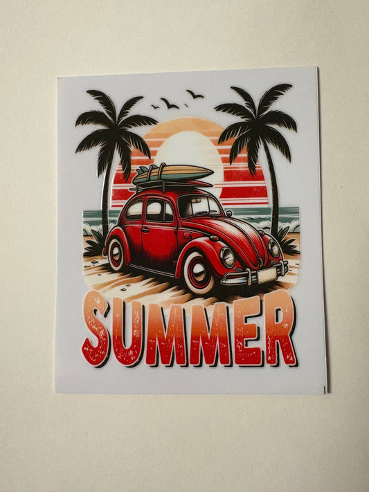 262. summer VW UVDTF Decal