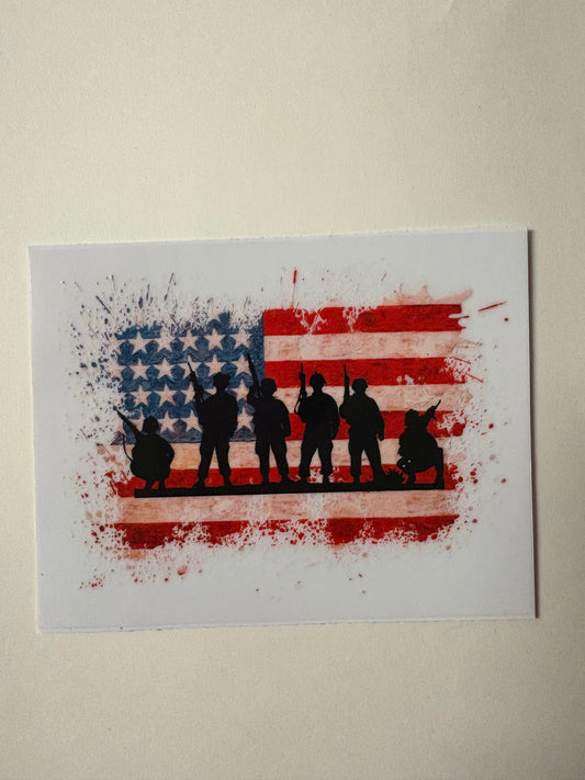 277. Military UVDTF Decal