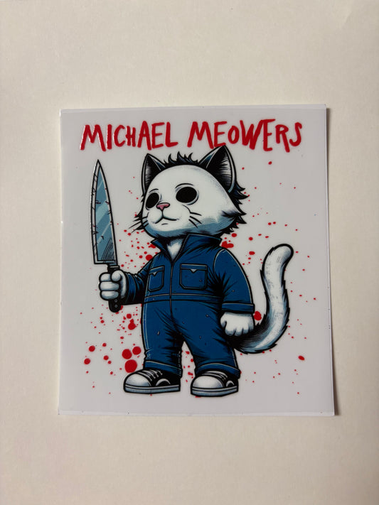 281. Michael Meowers UVDTF Decal
