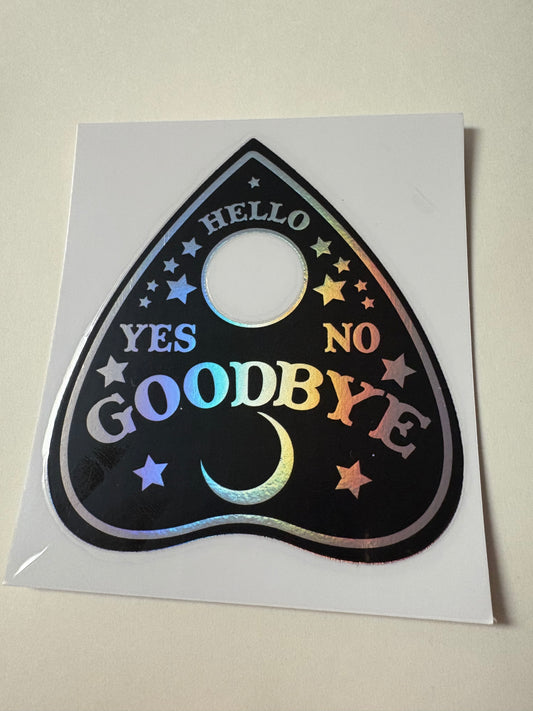 282. Planchette Holographic UVDTF Decal