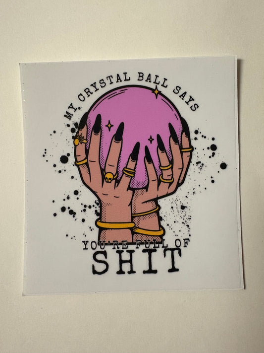 287. Crystal Ball UVDTF Decal