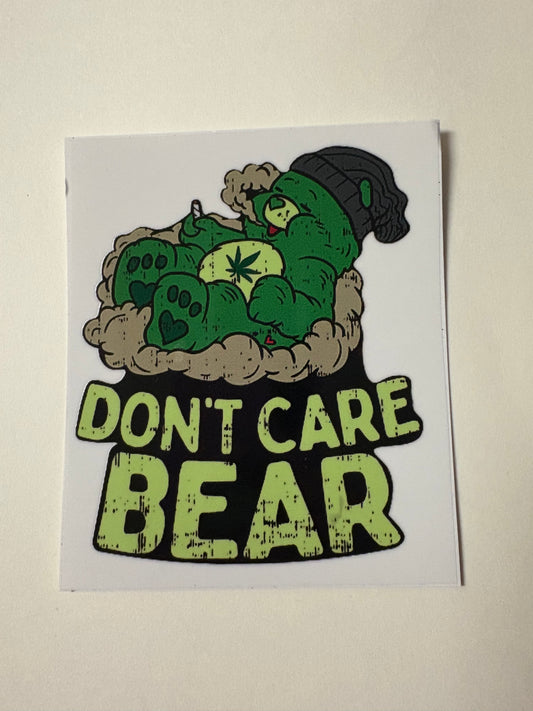 289. Don't Care Bear UVDTF Decal